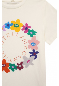 Хлопковая футболка Stella McCartney TT8B91