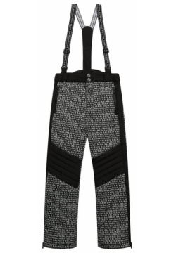 Утепленные брюки Balmain 6R6R90 Черные с эластичными регулируемыми