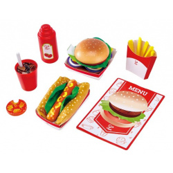 Игровой набор Fast Food Hape E3160_HP С этим набором сюжетная игра о ресторане