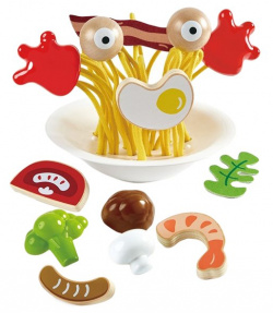 Игровой набор Веселые спагетти Hape E3165_HP в виде тарелки со