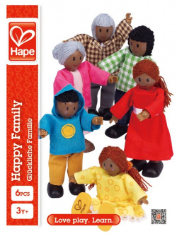 Набор мини кукол Счастливая семья Hape E3501_HP