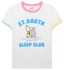 Хлопковая футболка MC2 Saint Barth STBK ELLY STRING/ELLY003