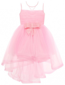 Платье Gilly Sasha Kim УТ 00001600 Розовое с пышным асимметричным