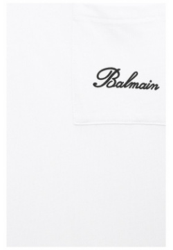 Хлопковая футболка Balmain BU8R51