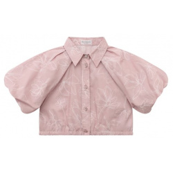 Хлопковая рубашка Brunello Cucinelli BL934C852B Темно розовую рубашку из