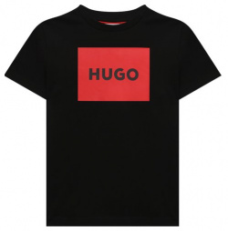 Хлопковая футболка HUGO G00006