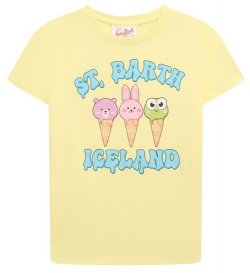 Хлопковая футболка MC2 Saint Barth STBK ELLY/ELLY001/02228F