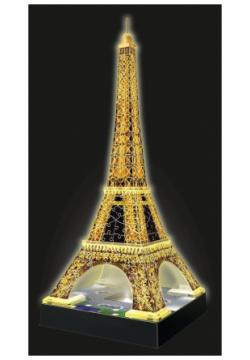 Пазл Ночная Эйфелева башня 3D 216 деталей Ravensburger 12579