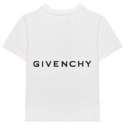 Хлопковая футболка Givenchy H30181/6A 12A