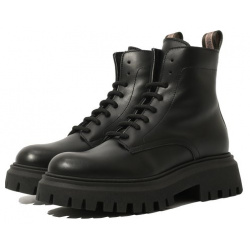 Кожаные ботинки Dsquared2 72311 VAR 1/36 41 Черные подойдут для прогулок
