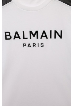 Хлопковая футболка Balmain BV8Q81