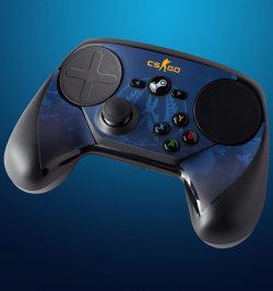 Комплект накладок CSGO Blue Camo для Steam Controller Valve Corporation Защитите