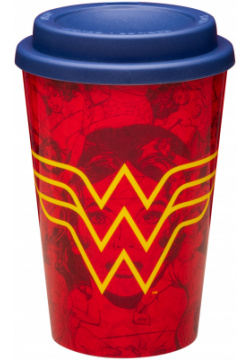 Кружка Wonder Woman: Red Travel Mug Paladone 