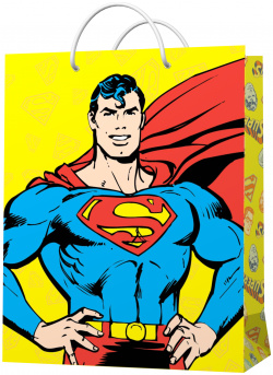 Пакет подарочный Superman 4 (большой) ND PLAY 