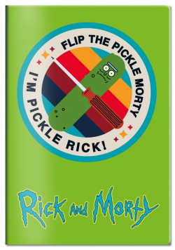 Обложка на паспорт Rick And Morty: Огурчик Рик Эксмо 