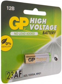 Высоковольтная батарейка 12В GP 23AF (Блистер  1 шт) Batteries