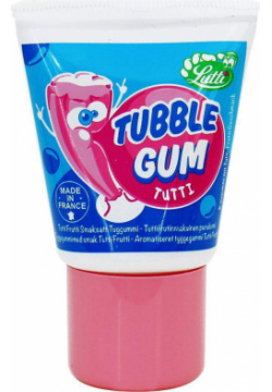 Жевательная резинка Tubble Gum Tutti Frutti Amgum Эта французская жидкая жвачка