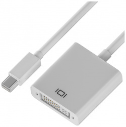 Адаптер переходник Greenconnect Apple mini DisplayPort 20M > DVI 24+5F (GCR MDP2DVI) 
