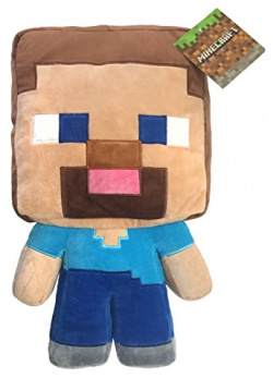 Мягкая игрушка подушка Minecraft Steve (38 см) Jinx 