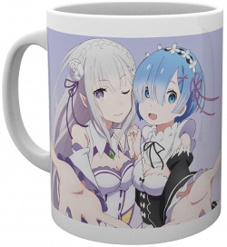 Кружка Re: Zero Starting Life In Another World: Rem & Emilia (320 мл) ABYstyle К