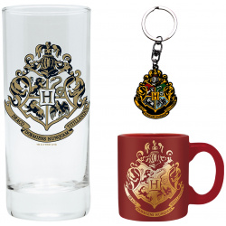 Набор подарочный Harry Potter: Hogwarts (Стакан  чашка брелок) ABYstyle