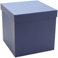 Подарочная коробка синяя (15 5x15 5 см) Алеф Как сделать вручение подарка