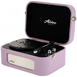 Виниловый проигрыватель Alive Audio: Stories Lilac c Bluetooth Audio Всегда на