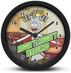 Часы Rick And Morty: Wrecked настольные Pyramid International 