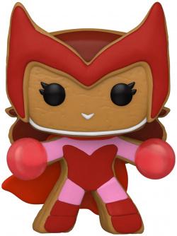 Фигурка Funko POP Marvel: Holiday – Gingerbread Scarlet Witch Bobble Head (9 5 см) 