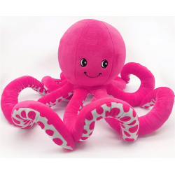 Мягкая игрушка Осьминог розовый (25 см) Мальвина Чудная подушка Акула