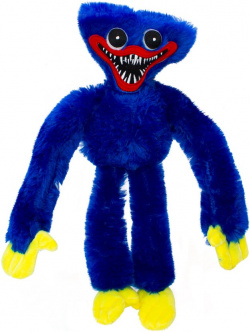 Мягкая игрушка Huggy Wuggy синяя (40см) Kids Choice 