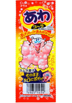 Леденцы Cori: Вкус Колы (Bubble Candy Cola) – Взрывающиеся и пенящиеся во рту (7 2 г) Coris 