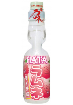 Напиток газированный Ramune Lemonade: Вкус Личи (200 мл) Hata Kosen Co  Ltd Р