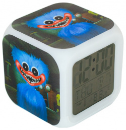 Часы будильник Huggy Wuggy с подсветкой №14 Добавь к себе на полку частичку из