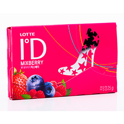 Жевательная резинка Lotte ID Mixberry 