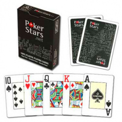 Карты игральные Pokerstars чёрные 