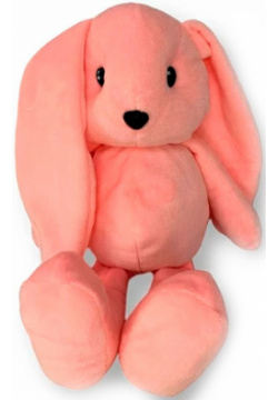 Мягкая игрушка Заяц Хэппи (розовый) (30 см) Мальвина Очаровательный