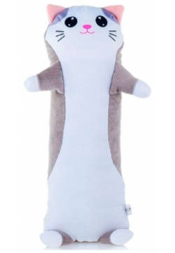 Мягкая игрушка Кот Багет (серый) (75 см) Мальвина Мягконабивная в виде