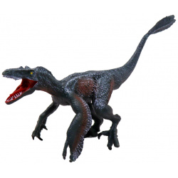 Фигурка Динозавр Пернатый велоцираптор тёмно синий (масштаб 1:288) Funky Toys 