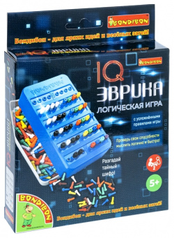Настольная игра IQ Эврика: Премиум издание синяя Bondibon 