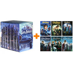 Комплект Гарри Поттер: Коллекция 7 книг + Коллекция: Первые шесть лет (6 DVD) Bloomsbury 