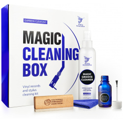 Набор по уходу за винилом Magic Cleaning Box + Конверты внутренние COEX для грампластинок 12" 25шт Analog Renaissance