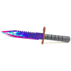 Оружие игровое штык нож М9 Байонет – Цифровой всплеск (деревянный) ecotoys 