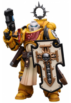 Фигурка Warhammer 40 000: Primaris Space Marines – Imperial Fists Bladeguard Veteran 1:18 (12 3 см) JoyToy 