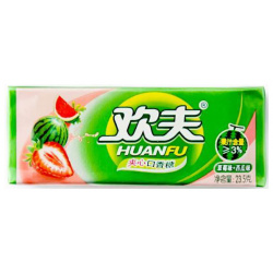 Жевательная резинка Huanfu Strawberry Watermelon 