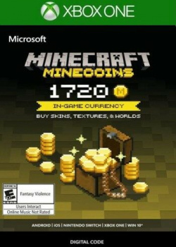 Minecraft: Minecoins Pack: 1720 Coins (игровая валюта) [Xbox One/Win10  Цифровая версия] (Цифровая версия) Microsoft Studios