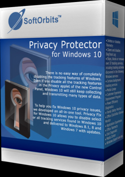 SoftOrbits Privacy Protector for Windows 10 (Отключение слежки для 10) [Цифровая версия] (Цифровая версия) 