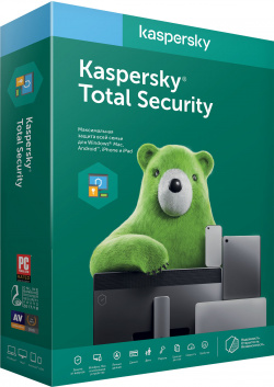 Kaspersky Total Security  Base Retail Pack Multi Device (2 устройства 1 год) [Цифровая версия] (Цифровая версия) Лаборатория Касперского