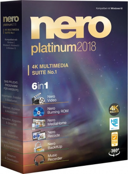 Nero 2018 Platinum Suite (Цифровая версия) AG 