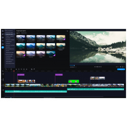 Movavi Видеоредактор Плюс 2021 для Mac  Бизнес лицензия Подписка на 1 год [MAC Цифровая версия] (Цифровая версия)